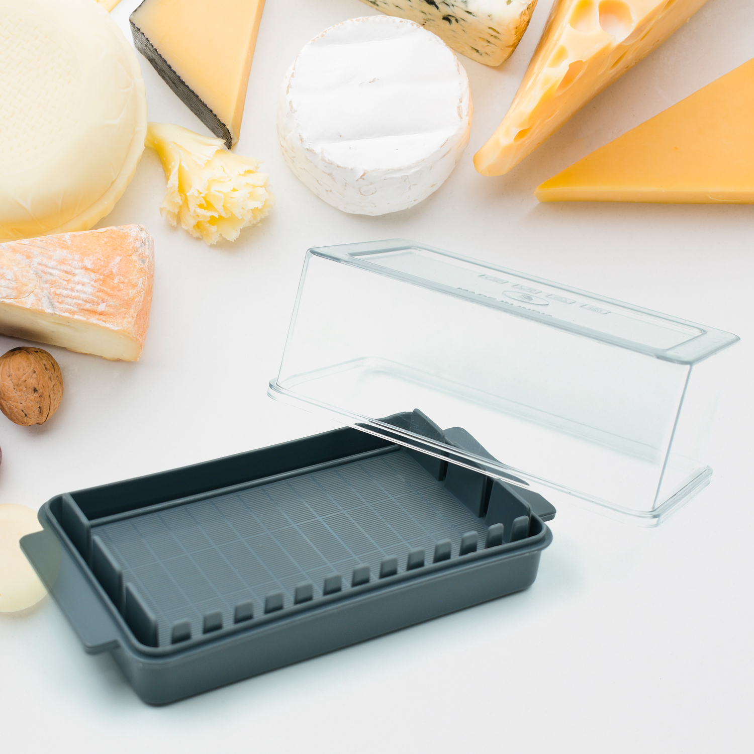 Butter Storage Box With Slicer For Easy Cutting (1 Pc)